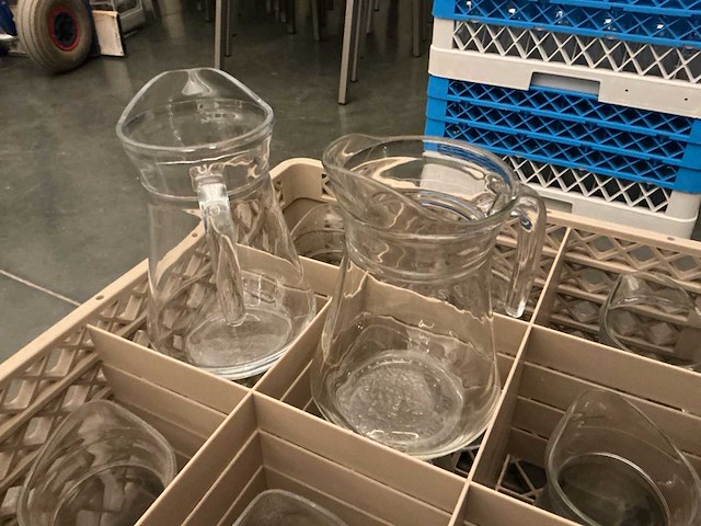 Glazen karaf (11x) - afbeelding 2 van  2