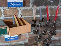 Glazen kast 2_kerstboomkaarsen - afbeelding 1 van  2