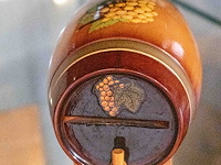 Glazen kast 3_houten boekenhouder e.a. - afbeelding 3 van  8