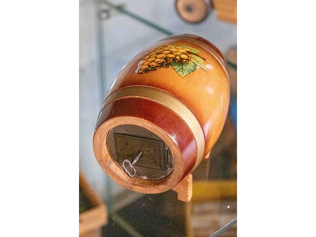 Glazen kast 3_houten boekenhouder e.a. - afbeelding 4 van  8