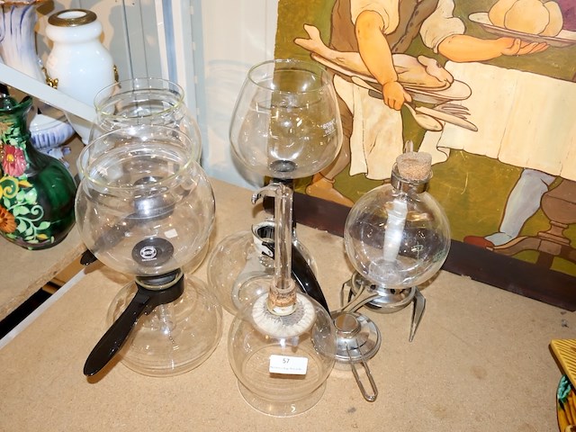 Glazen koffiezetapparaat (x4) - afbeelding 2 van  3