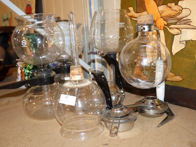 Glazen koffiezetapparaat (x4) - afbeelding 3 van  3