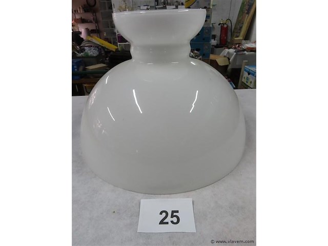 Glazen lampenkap h24cm ø34,5cm - afbeelding 1 van  3