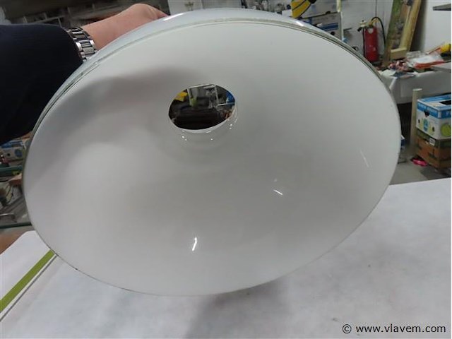 Glazen lampenkap h24cm ø34,5cm - afbeelding 3 van  3