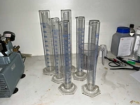 Glazen maatbekers (6x)