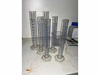 Glazen maatbekers (6x) - afbeelding 2 van  2
