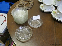 Glazen onderschaaltjes - afbeelding 1 van  1