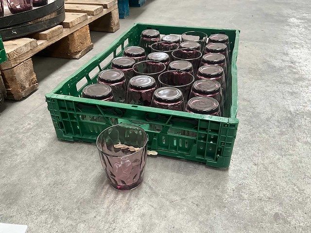 Glazen paars (39x) en blauw (11x) - afbeelding 4 van  9