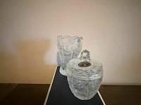 Glazen pot - afbeelding 2 van  2