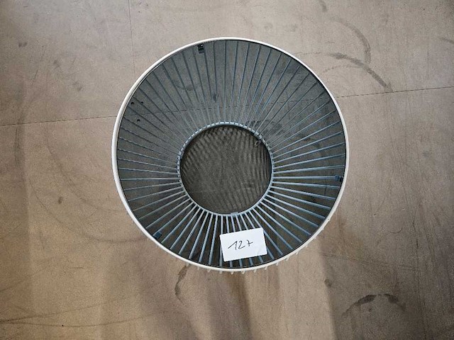 Glazen salontafel wit 50cm ø - afbeelding 2 van  3