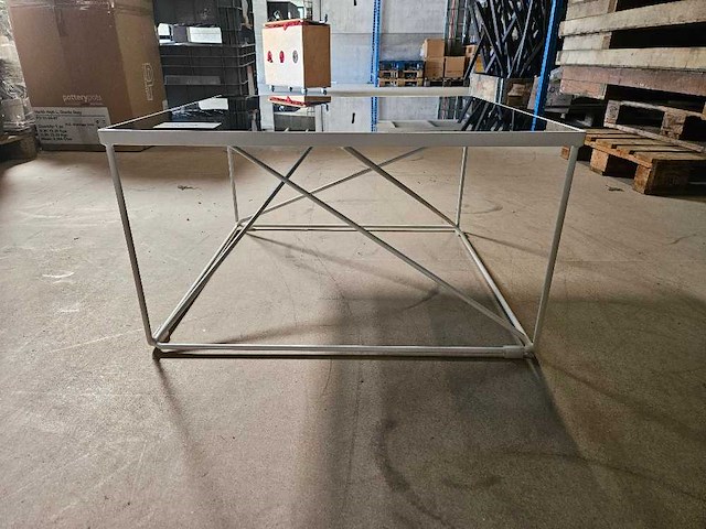 Glazen salontafel wit - afbeelding 2 van  3