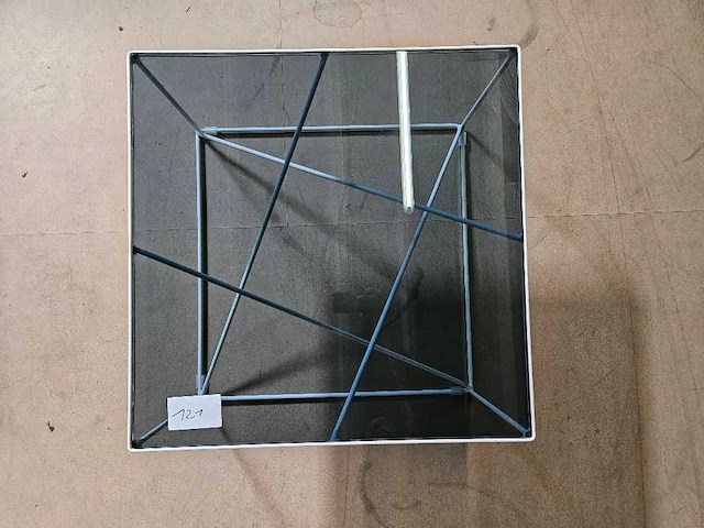 Glazen salontafel wit - afbeelding 3 van  3