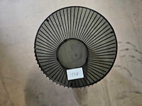 Glazen salontafel zwart 50cm ø - afbeelding 2 van  3