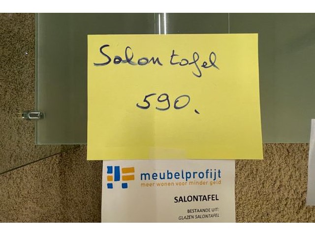 Glazen salontafel - afbeelding 8 van  8