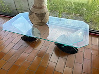 Glazen salontafel - afbeelding 1 van  2