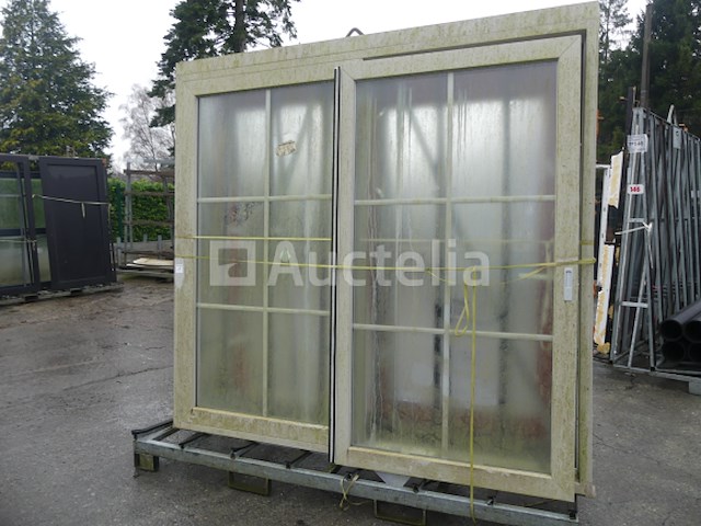 Glazen schuifdeur 1 openslaand + 1 vast - afbeelding 3 van  5