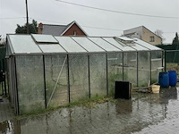 Glazen serre l ±6m x b3,1 x h2,5 m - afbeelding 1 van  6