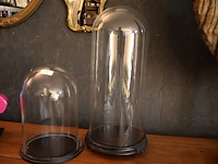 Glazen stolp op voet (x2) - afbeelding 3 van  3