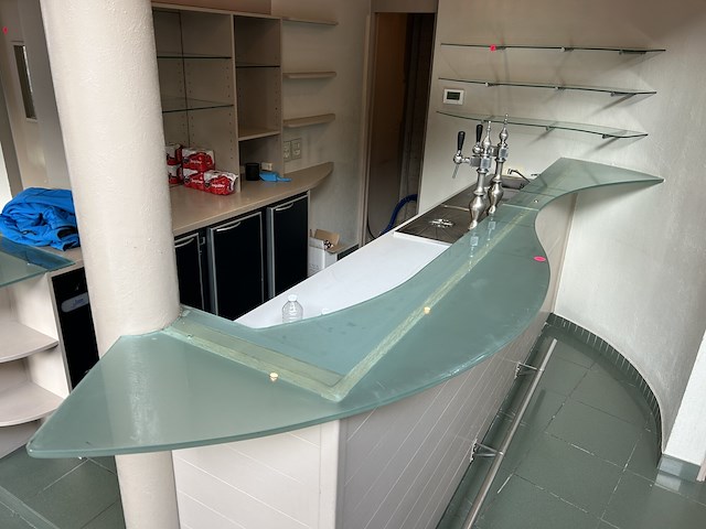 Glazen tablet bar - afbeelding 1 van  3