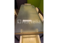 Glazen tafel + fauteuils - afbeelding 3 van  6