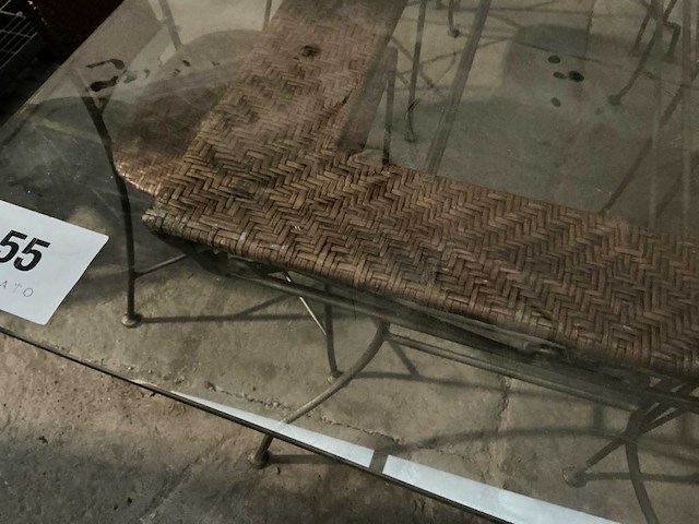 Glazen tafel met 6 stoelen - afbeelding 3 van  9