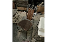 Glazen tafel met 6 stoelen - afbeelding 6 van  9