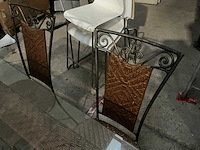 Glazen tafel met 6 stoelen - afbeelding 8 van  9