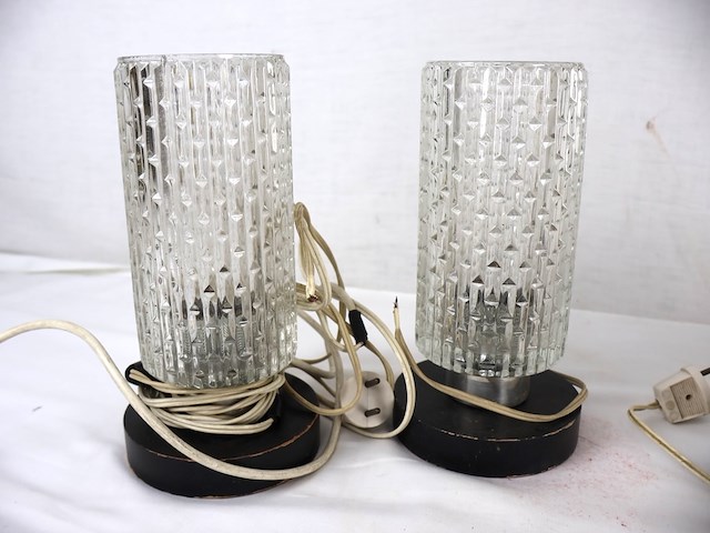 Glazen tafellamp (x5) - afbeelding 2 van  6