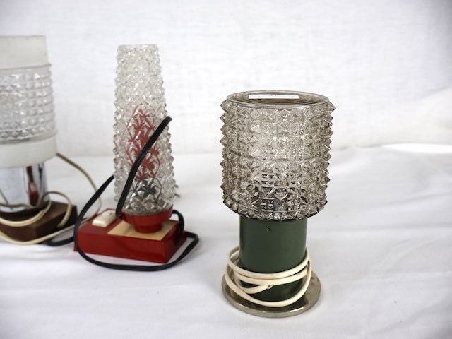 Glazen tafellamp (x5) - afbeelding 4 van  6