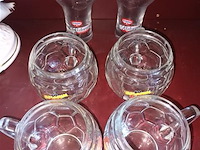 Glazen voetbal. 6 stuks - afbeelding 3 van  3