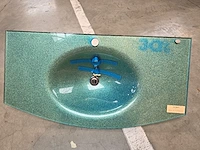 Glazen wastafel eago jg10