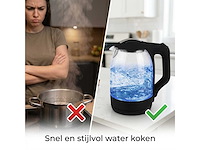 Glazen waterkoker (3x) - afbeelding 1 van  2