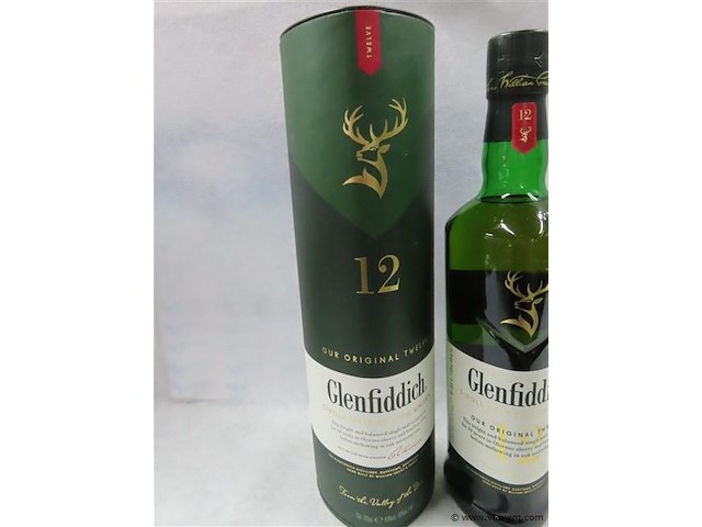 Glenfiddich single malt scotch whisky 12 years old - afbeelding 2 van  6