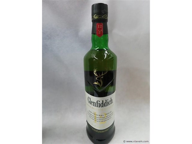 Glenfiddich single malt scotch whisky 12 years old - afbeelding 3 van  6