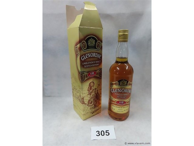 Glenordie single malt dewar's scotch whisky - afbeelding 1 van  7