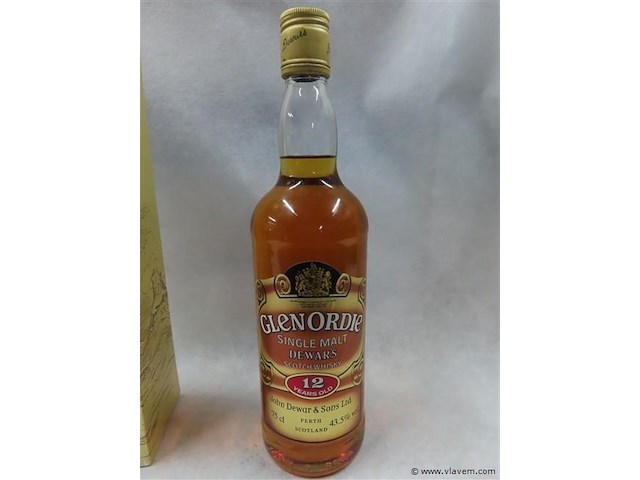 Glenordie single malt dewar's scotch whisky - afbeelding 3 van  7