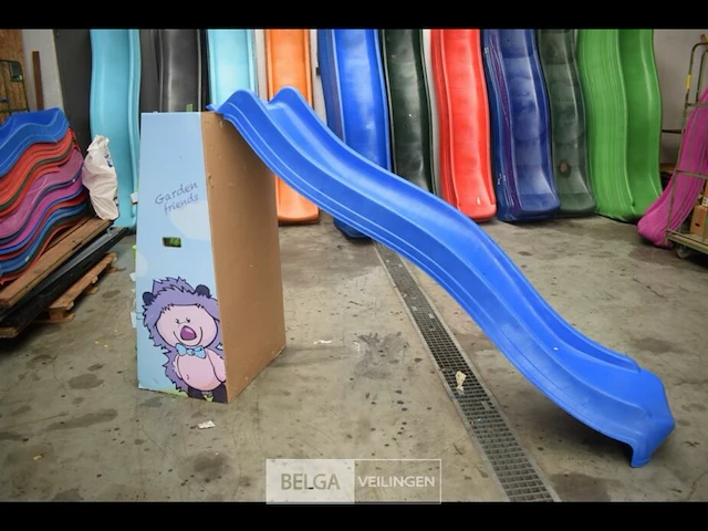Glijbaan donkerblauw - afbeelding 1 van  1