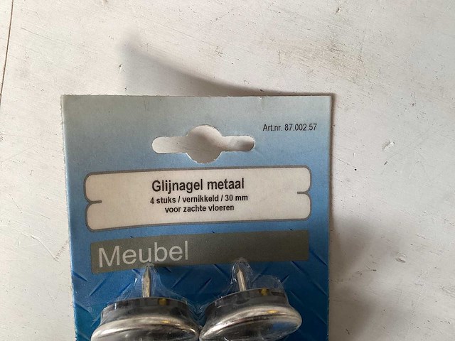 Glijnagel metaal. starx (105x) - afbeelding 3 van  4