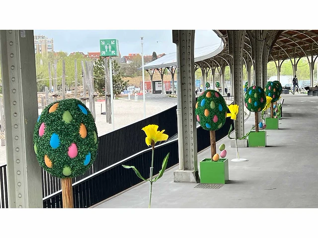 Globall concept - paasboompjes 1m50 - paasboompjes (6x) - afbeelding 2 van  2