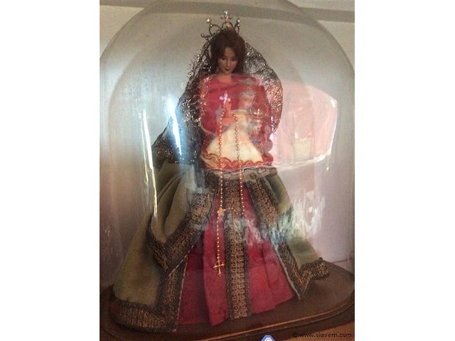 Globe met madonna - afbeelding 1 van  2