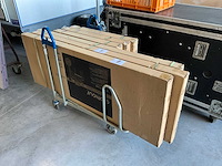 Glorious 223241 zwart dj / werktafel (2x) - afbeelding 1 van  3