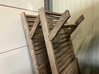 Gloster teakhouten ligbed (2x) - afbeelding 1 van  7