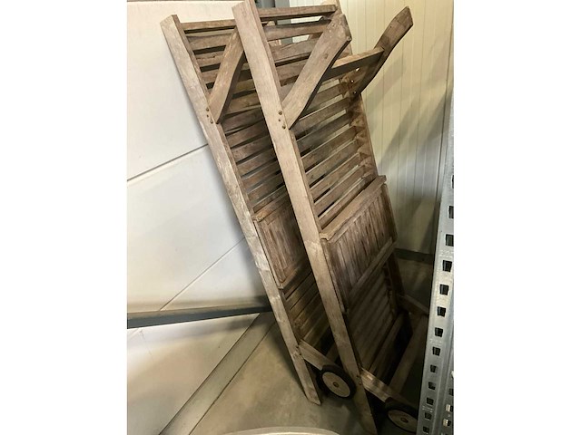 Gloster teakhouten ligbed (2x) - afbeelding 2 van  7