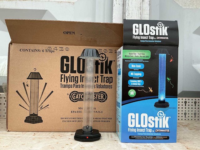 Glostik insectenvanger lamp op batterij (6x) - afbeelding 1 van  1