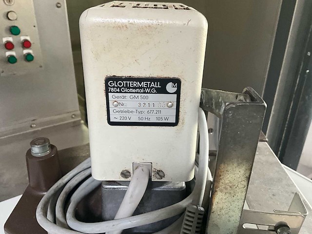 Glottermetall gm 500 chocolade schaafmachine - afbeelding 6 van  8
