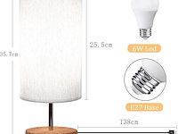 Gluroo usb -nachtkastlamp (set van 2) - afbeelding 2 van  5