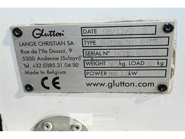 Glutton elektrische straatzuiger - afbeelding 9 van  9