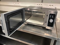 Gmw1125-k magnetrons & ovens / roestvrij staal commerciële magnetron gmw1125-k – 25 l – 1.000 w – 230 v - afbeelding 2 van  6