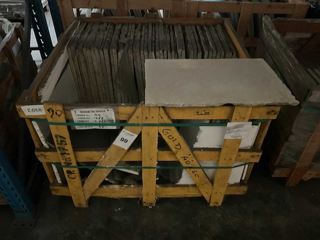 Gold natuursteen tuintegel (50x) - afbeelding 1 van  2