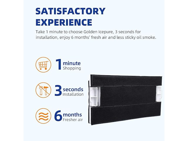 Golden icepure actief koolstoffilter - afbeelding 4 van  4